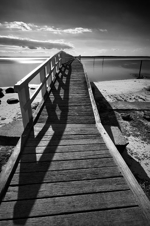 The Promise of Warm Days - Jim Worrall - Grantville pier - jetty
