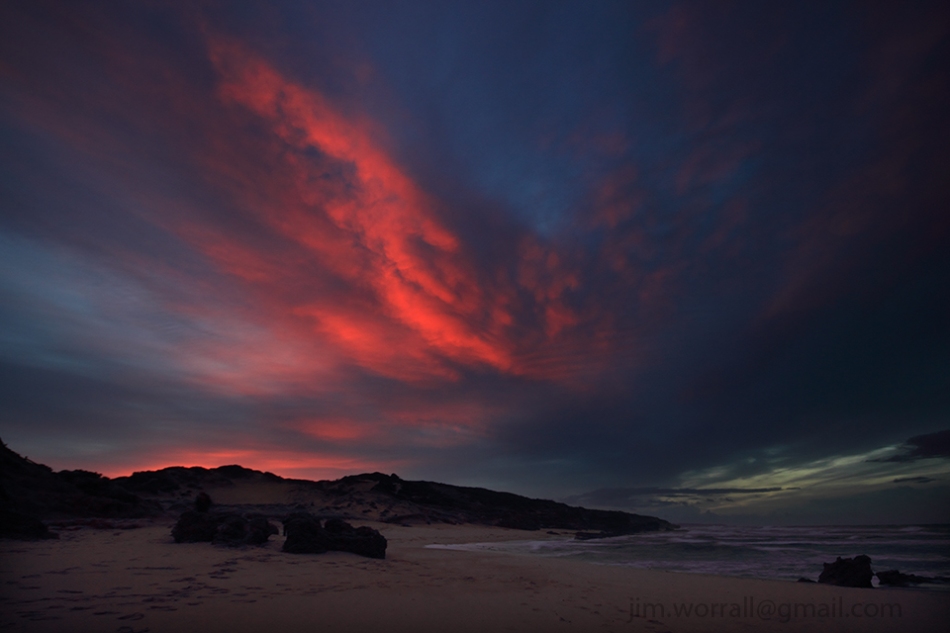 sunrise at Montforts beach - Jim Worrall - Blairgowrie - Mornington Peninsula