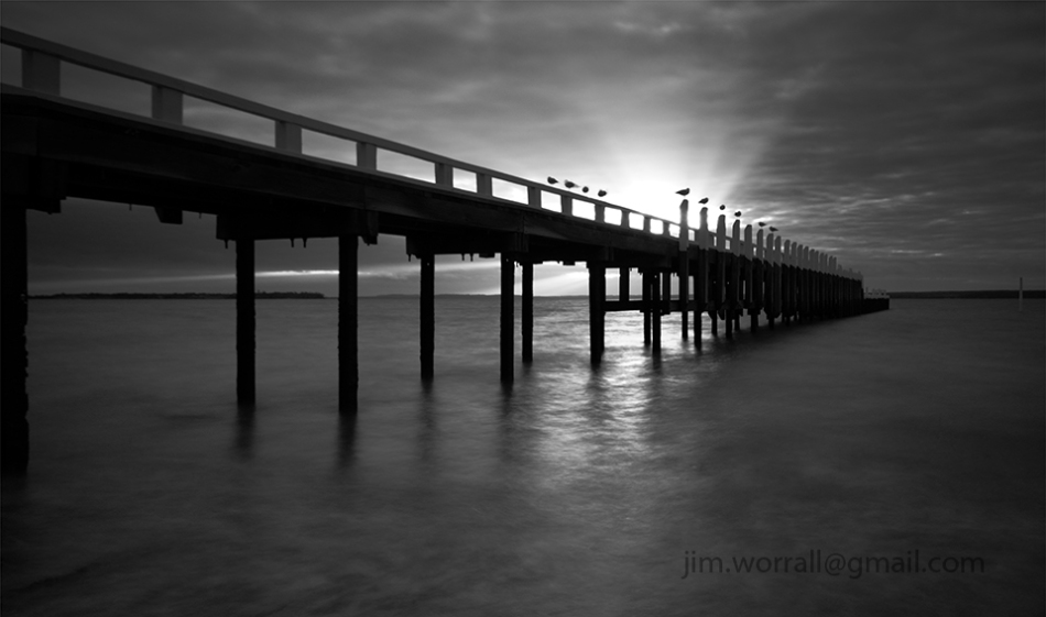 sunset at Grantville jetty, Western Port Bay, Jim Worrall