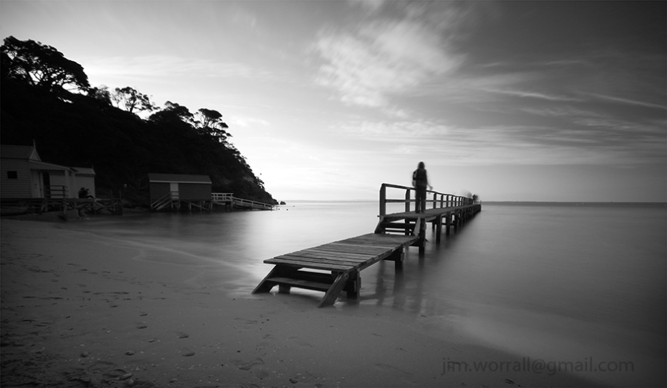 morington peninsula, Jim Worrall, portsea, long exposure, black and white